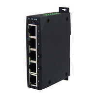 Black Eh3005 Unmanaged Fast Ethernet Switch