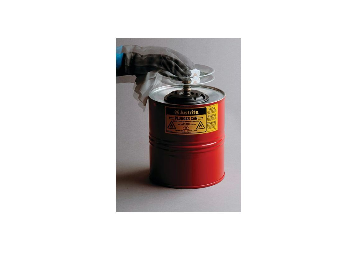 Plunger Dispensing Flame Arrester Red 10308