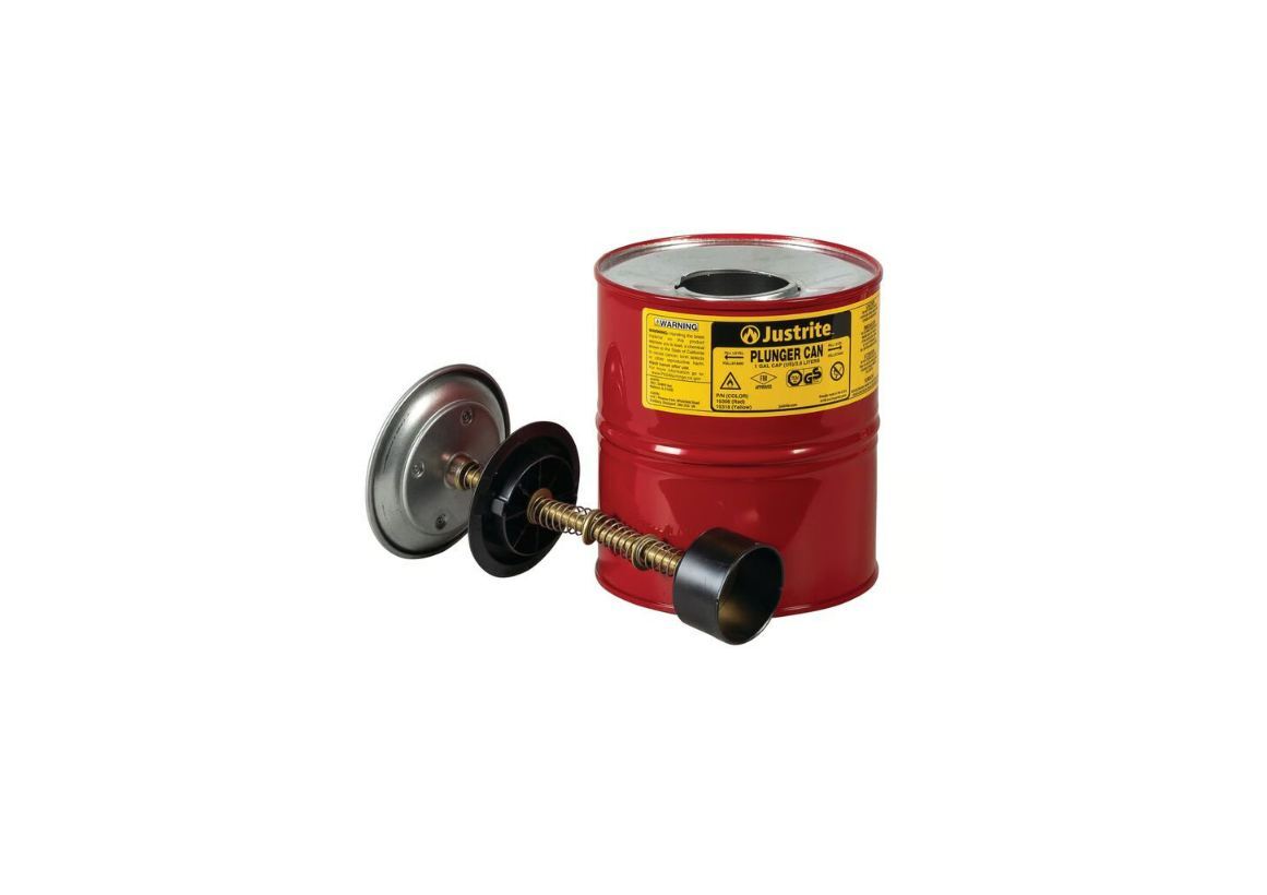 Plunger Dispensing Flame Arrester Red 10308