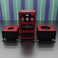 Bass King Dj Speaker Magnet Charger - Material: Stainless Steel