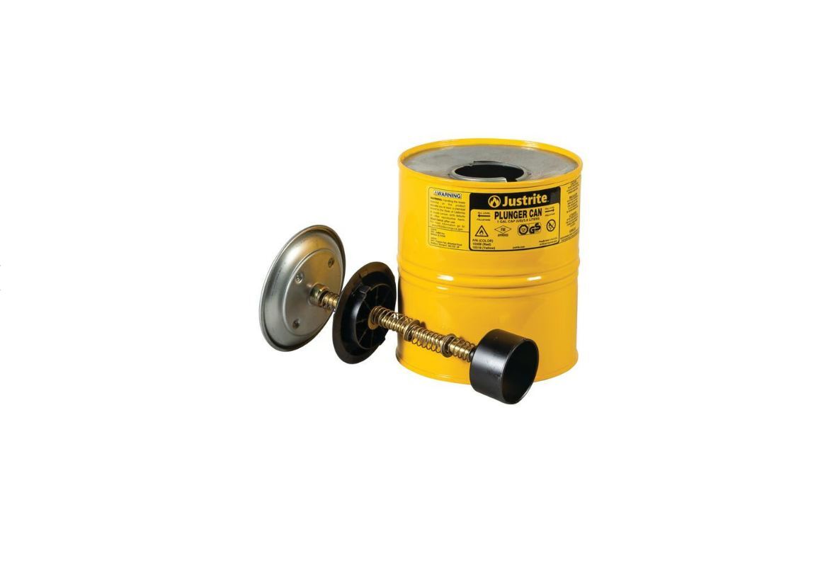 Plunger Dispensing Flame Arrester Yellow  10308