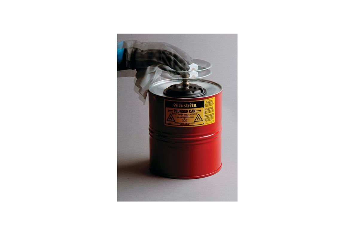 Plunger Dispensing Flame Arrester Red  10318