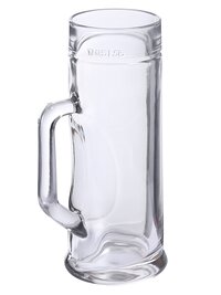 Oberglas Premium Plain Imported Glass Beer Mug Set 550ml Set of 2