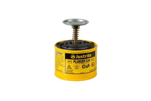 Plunger Dispensing Flame Arrester Yellow 10018