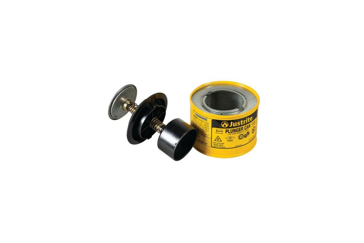 Plunger Dispensing Flame Arrester Yellow 10018