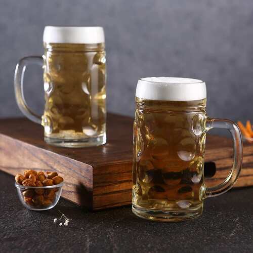 Oberglas Isar Beer Tasting Small Mugs 40 ML  Set of 3 Transparent