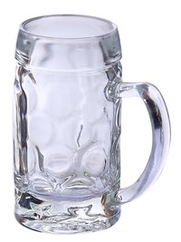 Oberglas Isar Beer Tasting Small Mugs 40 ML  Set of 3 Transparent