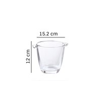 Uniglass Bolero Ice Bucket 1000ml  set of 1 pcs