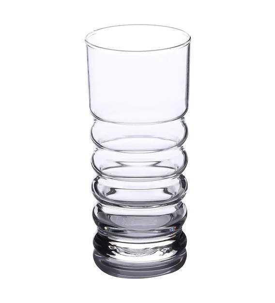 UNIGLASS Twist Tall Water Glasses Set 365ml Set of 6