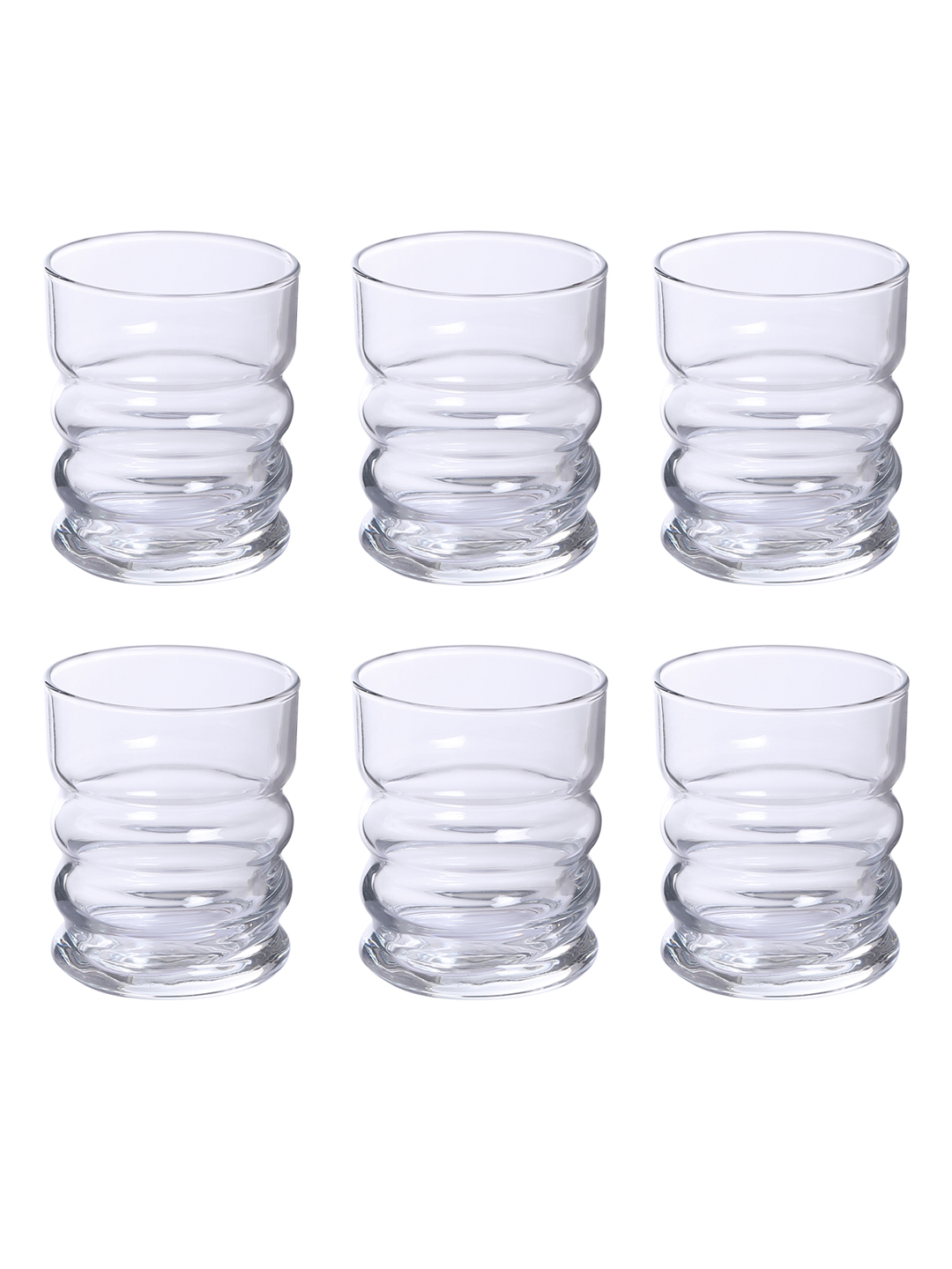 Uniglass Twist Whiskey Glass Set 240 ML