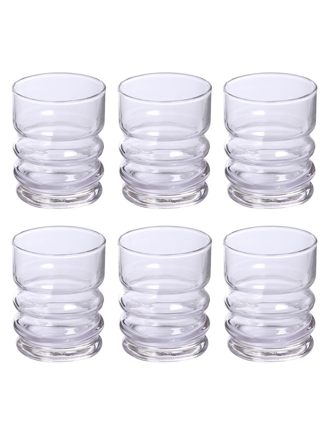 Uniglass Twist Water Juice Glass Set 160ml  Set of 6