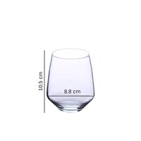 Uniglass King Whiskey Glass Set 410ml Set of 6 Transparent
