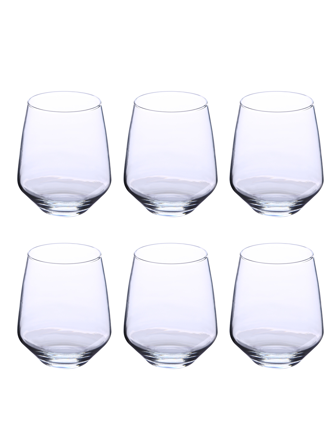 Uniglass King Whiskey Glass Set 410ml Set of 6 Transparent