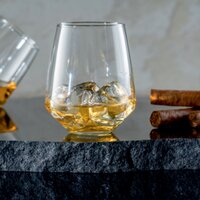 Uniglass King Whiskey Glass Set 410ml Set of 6 Transparent