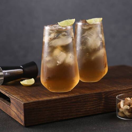 bohemia-crystal Sandra Tall  Glass Set Transparent