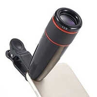 12x Telescope Lens - Color: Black And Red