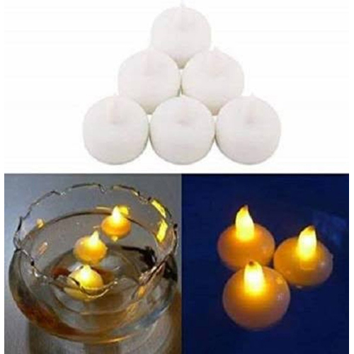 floating candle white
