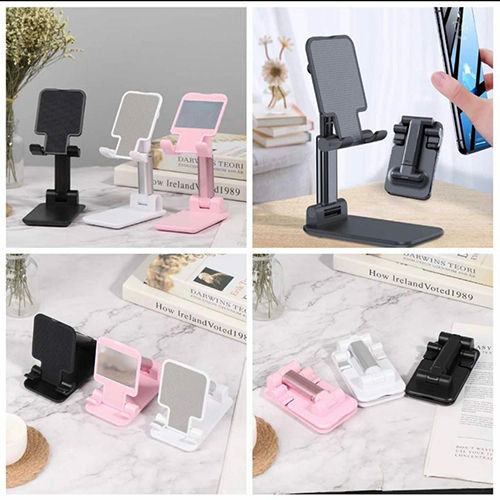 black Folding Desktop Phone Stand