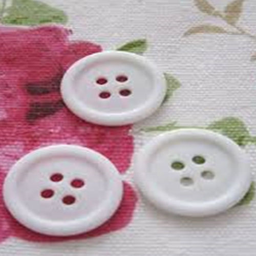 White Chalk Buttons