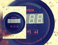 GEMTECH Series 3000 Digital Pressure Gauge With Alarm Range 0 to 500 MM WC