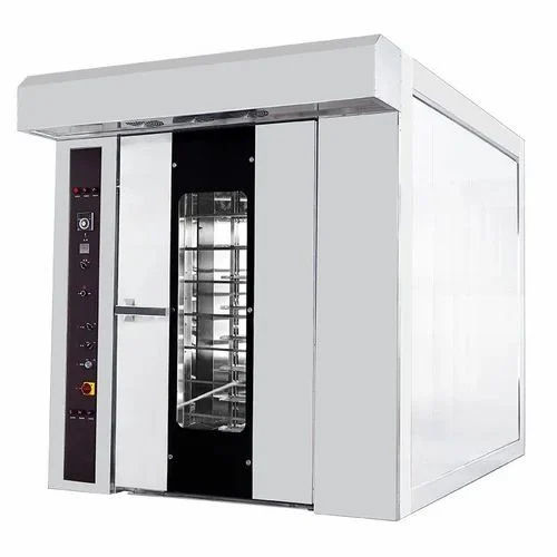 16 To 32 To 64 Trays Diesel Hot Air Rotary Rack Oven Interior Coating: Yes