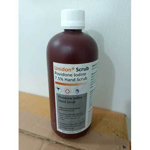 Povidone Iodine Liquid Hand Scrub 7.5%
