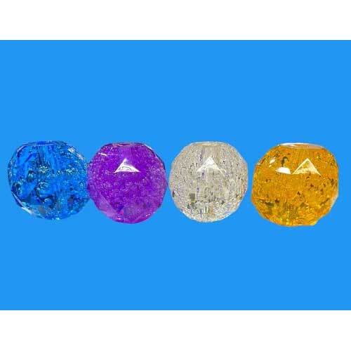 Multicolor Acrylic Diamond Shape Ball