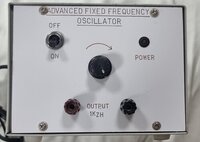 Fixed Frequency Oscillator - Output 200 Hz, 400 Hz, 1 Khz, 2 Khz Sine Wave , Continuously Variable Frequency 0-10
