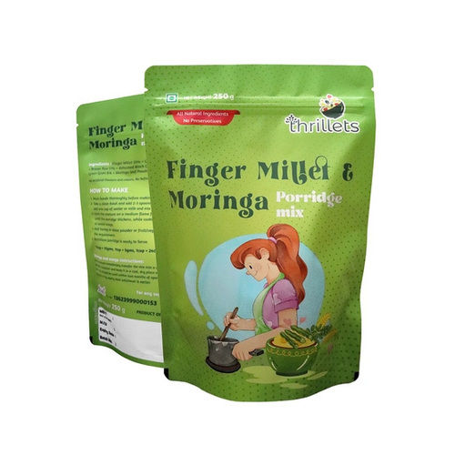 Finger Millet And Moringa Porridge Mix Packaging: Bag