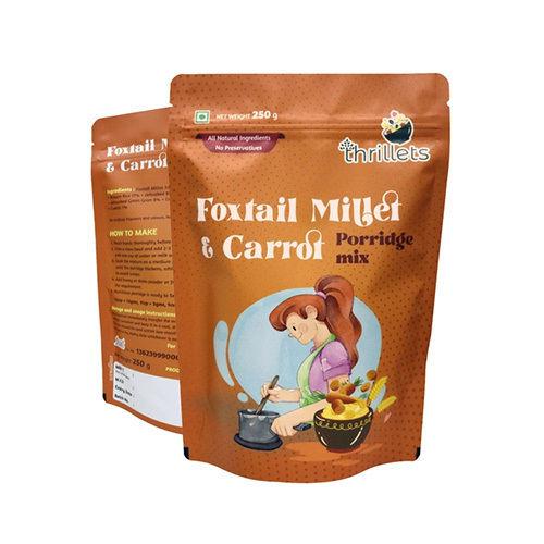 Foxtail Millet And Carrot Porridge Mix Packaging: Bag