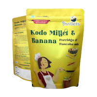 Kodo Millet And Banana Pancake Mix - 250g Powder, Eggless, Natural Yellow Color, Creamy Flavor, 12 Months Shelf Life