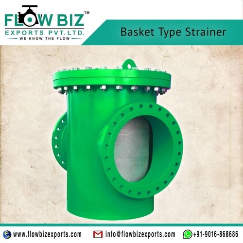 Industrial Pipeline Basket Strainer Manufacturer Gandhidham