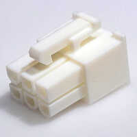 4.2mm Receptacle Housing Nylon 4 Positions Dual Row Connector - Application: Commercial