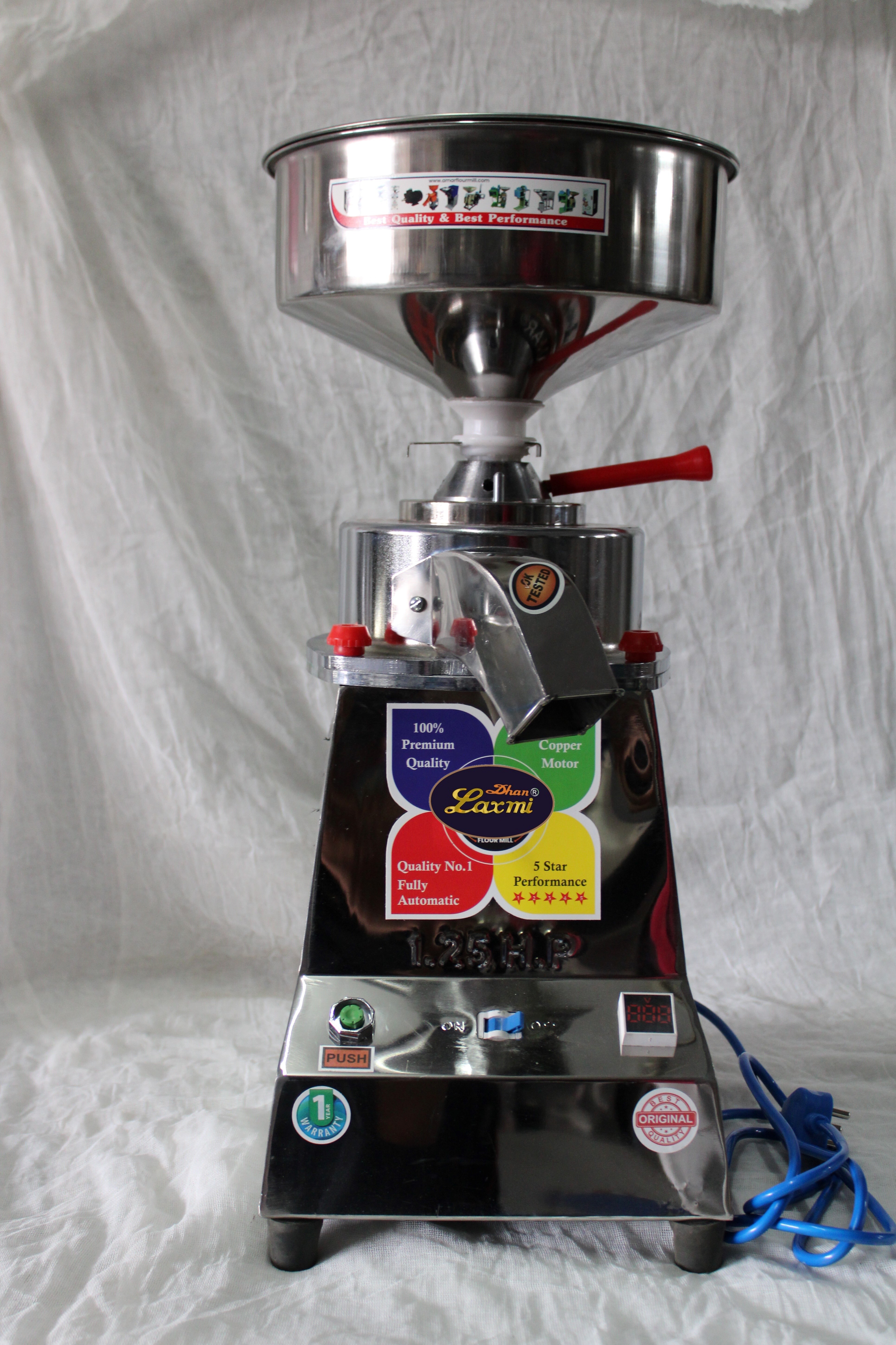 1.37 hp table top flour mill