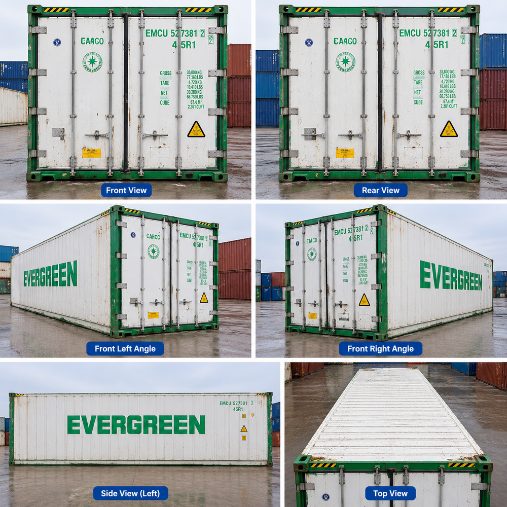 Refrigerated Shipping Container - Capacity: 25 Ton/Day