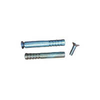 Anchor Rail Fasteners - Aluminium, 22mm Size, Silver Color - Round Head Design, Powder Coated Finish, High Standard for Industrial & Commercial Use
