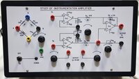 Study Of Instrumentation Amplifier - 15 V Dc Regulated Power Supply, Overload Protected Variable Outputs , 3 Ic 741 Connections At Sockets