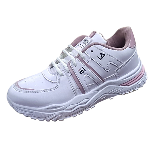 5x8 White Fusia Ladies Shoes