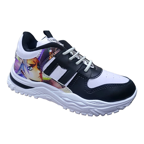 Glow Series 5x8 White Black Ladies Shoes