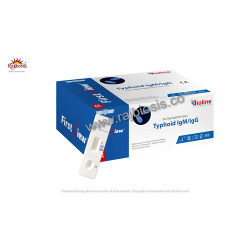 Bioline Typhoid Test Kit - Color: White