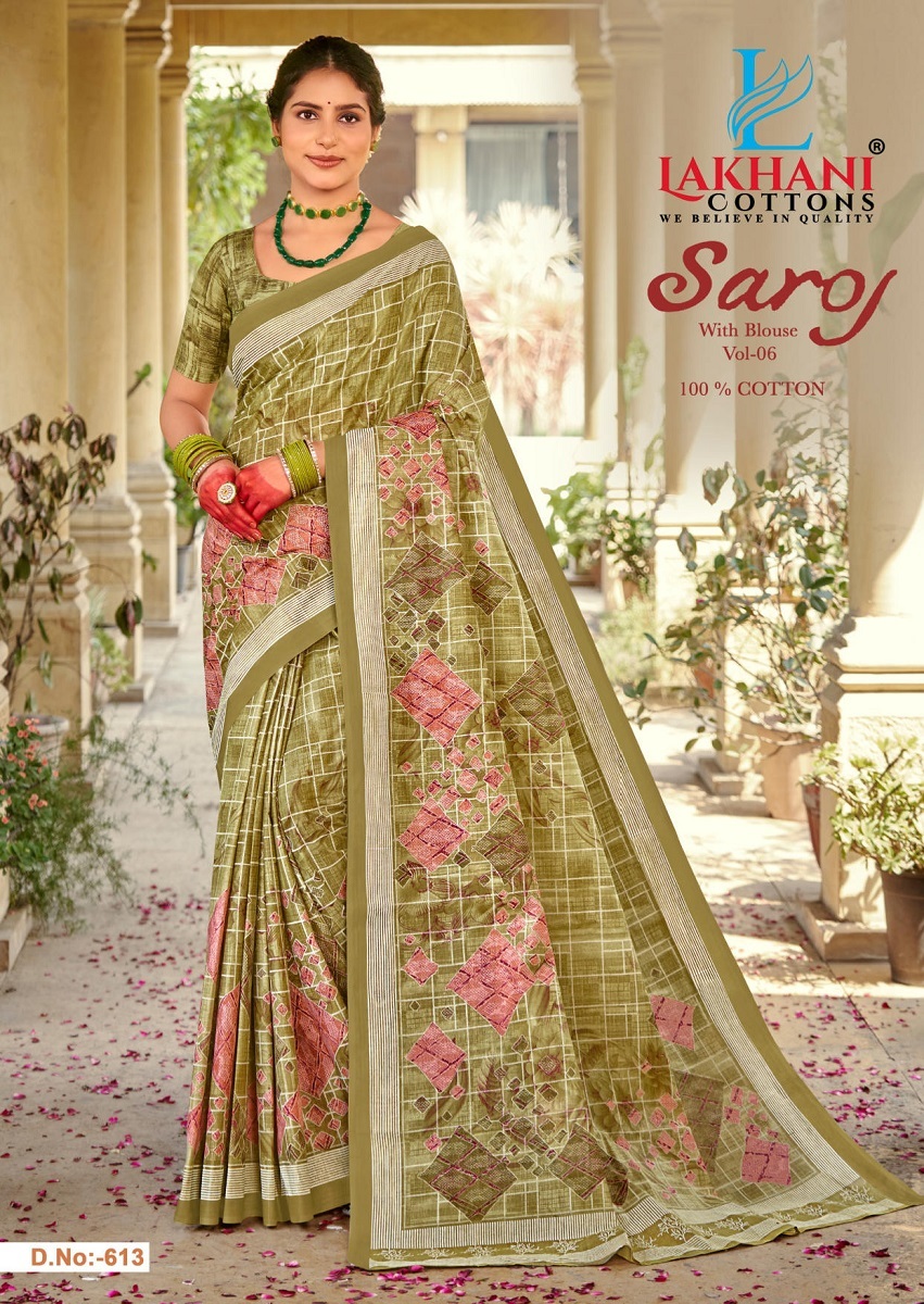 Lakhani Saroj Vol 6 -Cotton Sarees