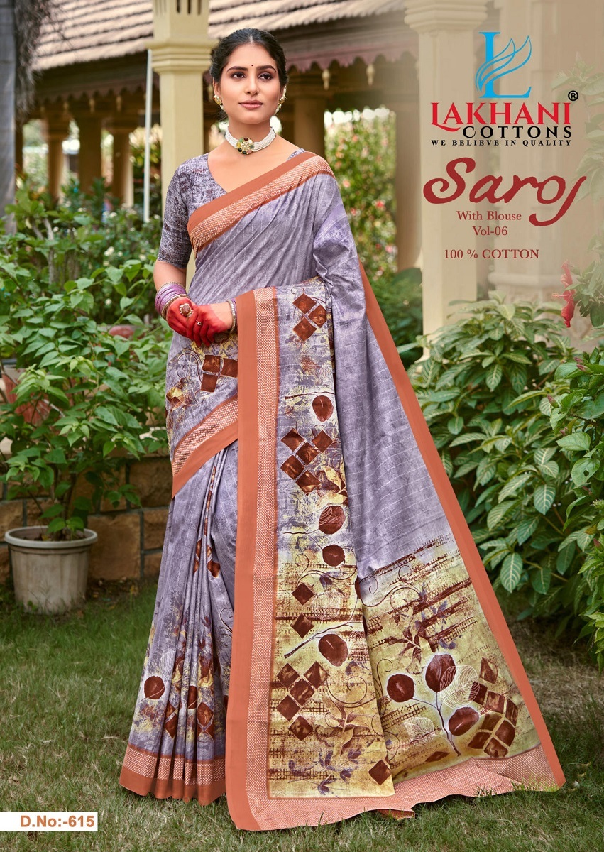 Lakhani Saroj Vol 6 -Cotton Sarees