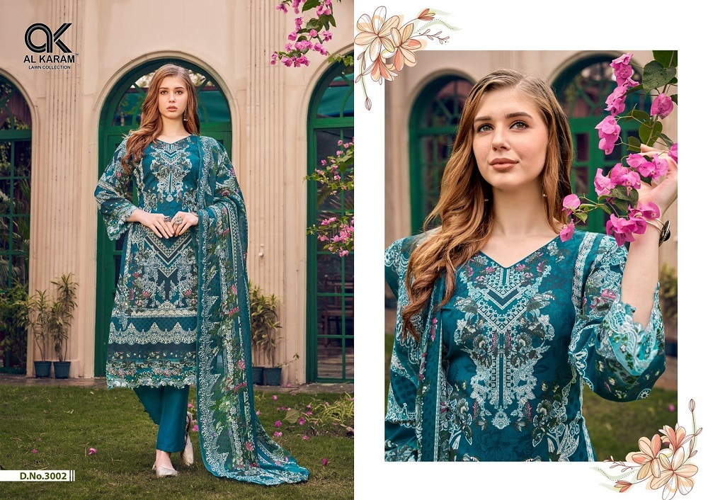 Al Karam Firdous Vol-3 -Dress Material