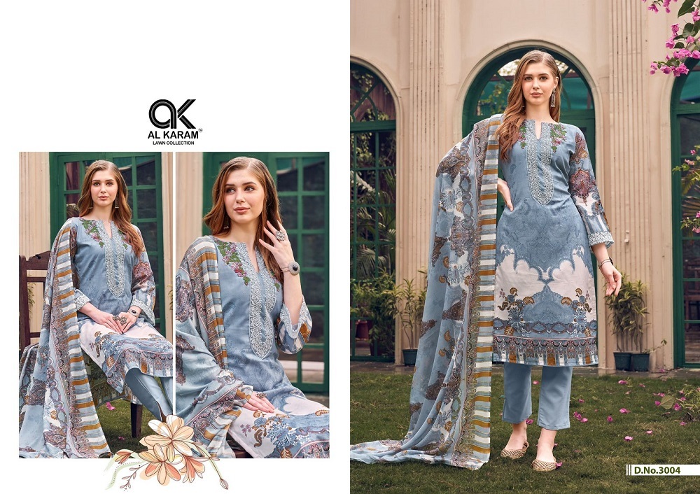 Al Karam Firdous Vol-3 -Dress Material