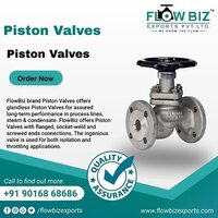 Piston Valve Manufacturer - Forged Carbon Steel/stainless Steel, Sizes 15mm To 200mm | Economical, Durable, Leak-tight Sealing System