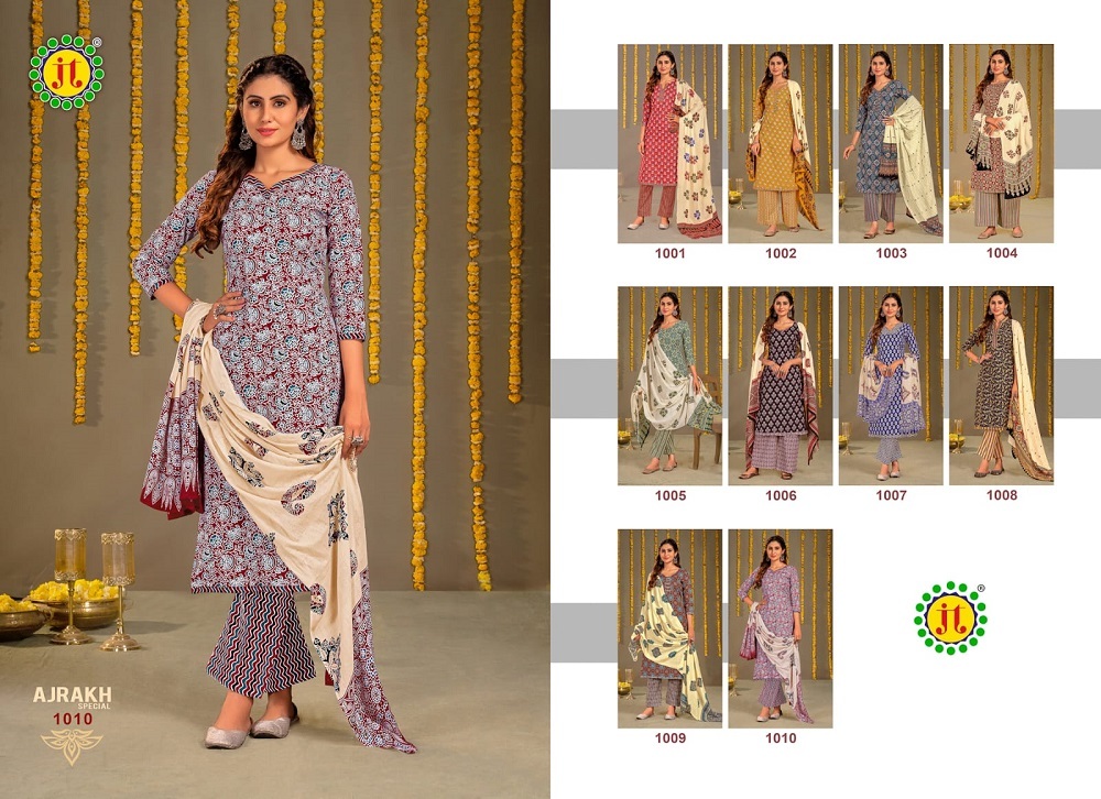 Jt Ajrakh Special Vol-1 -Dress Material