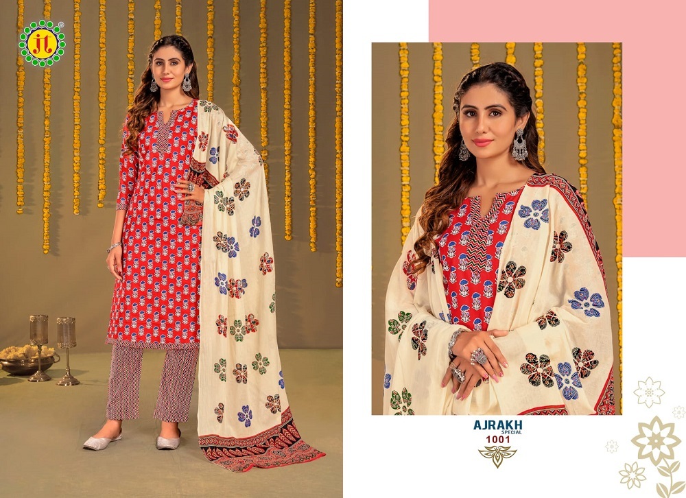 Jt Ajrakh Special Vol-1 -Dress Material