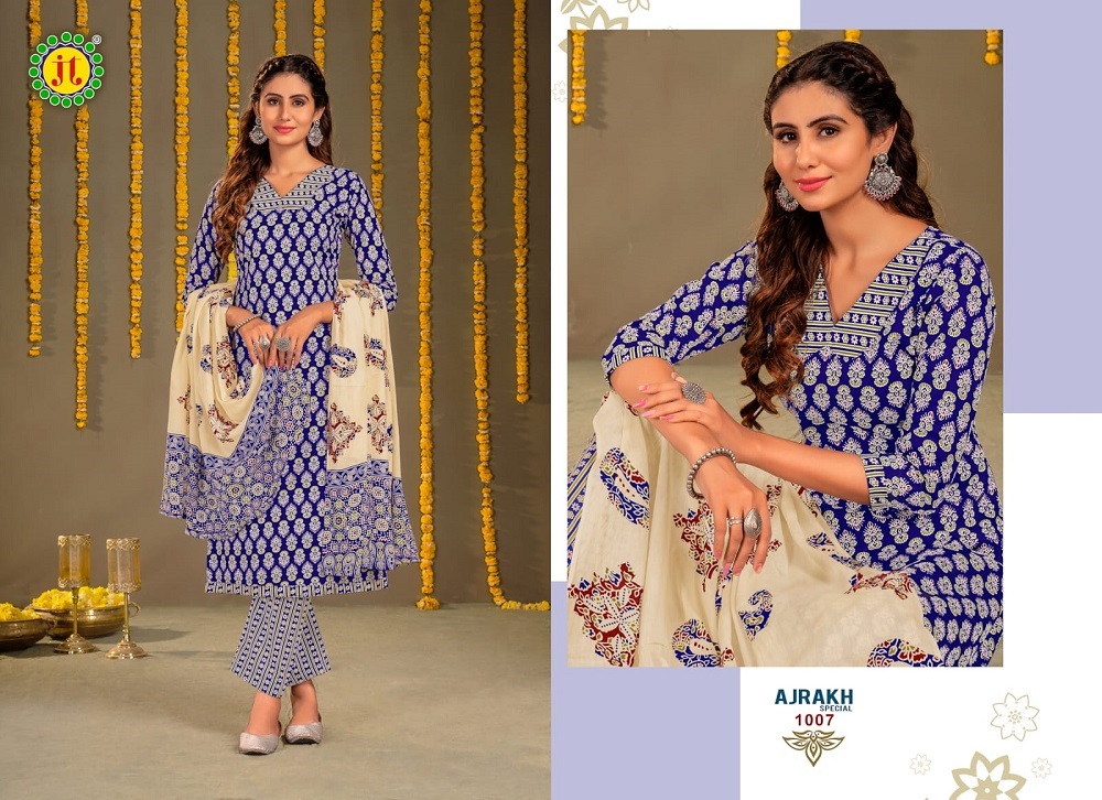 Jt Ajrakh Special Vol-1 -Dress Material