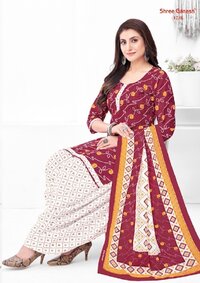 Shree Ganesh Bandhni Patiyala Special Vol-2 -Dress Material