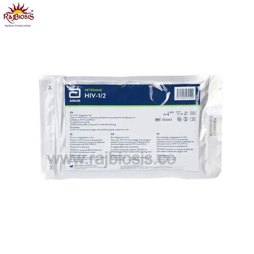 Abbott Hiv 12 Rapid Test Kit - Color: White And Blue Packaging